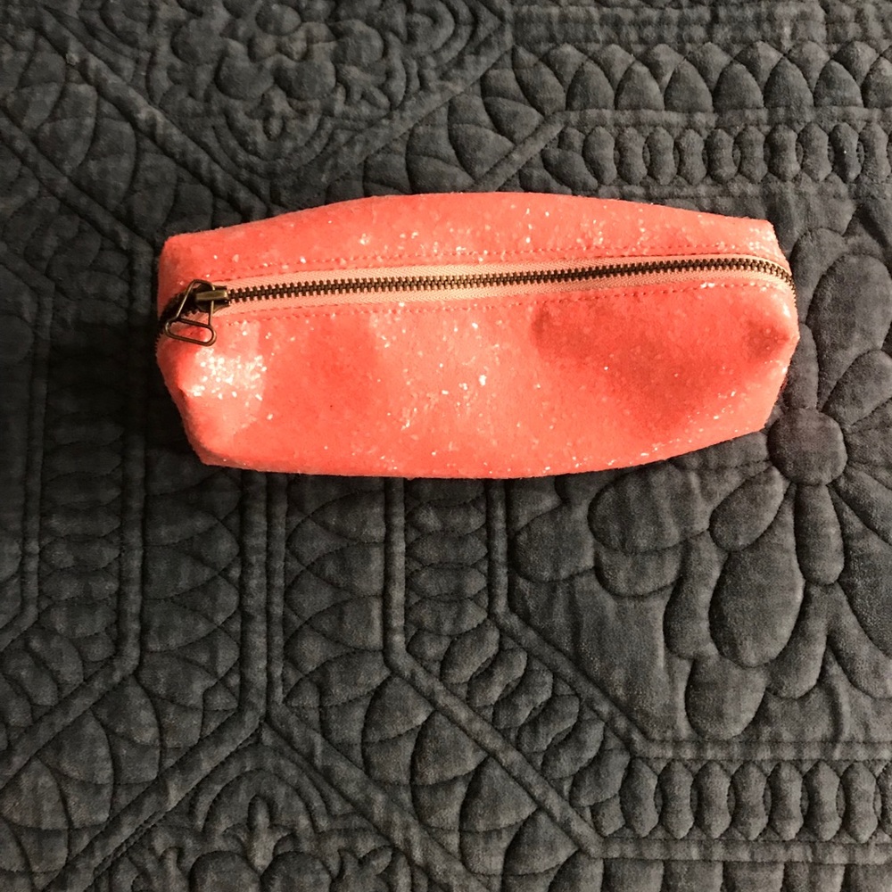 Jcrew crewcuts glitter make up or pencil case